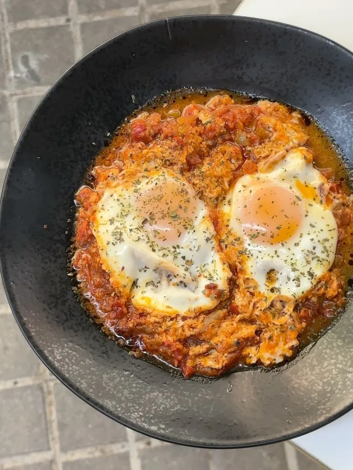 Shakshuka servida a Tranqui